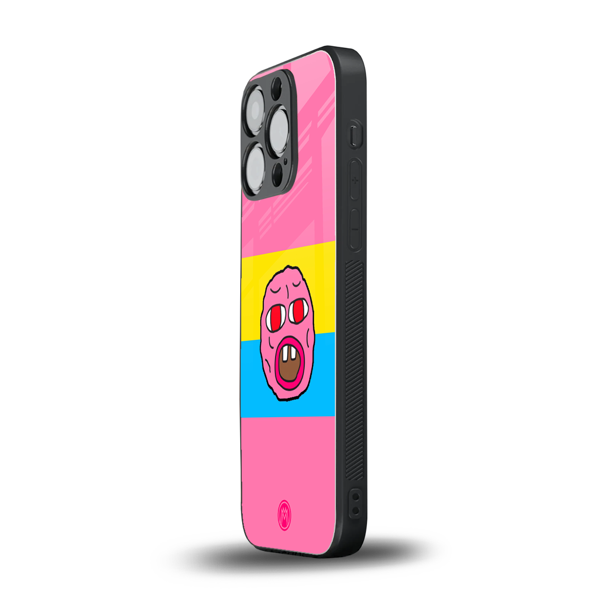 cherry bomb back phone cover | glass case for iphone 14 pro