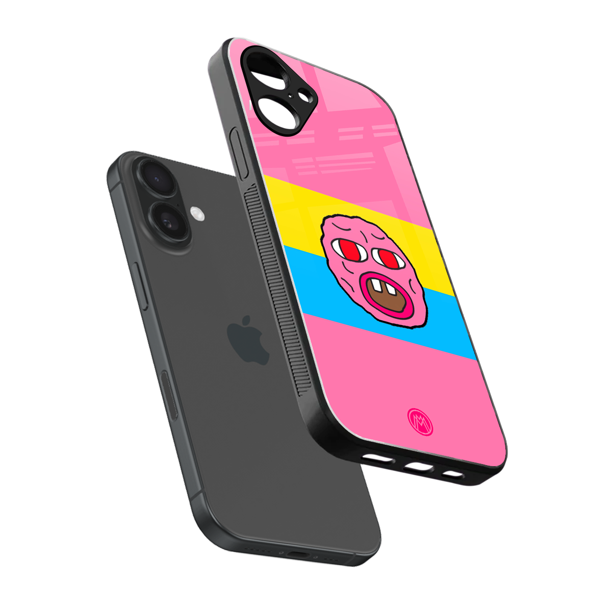 cherry bomb back phone cover | glass case for iphone 16