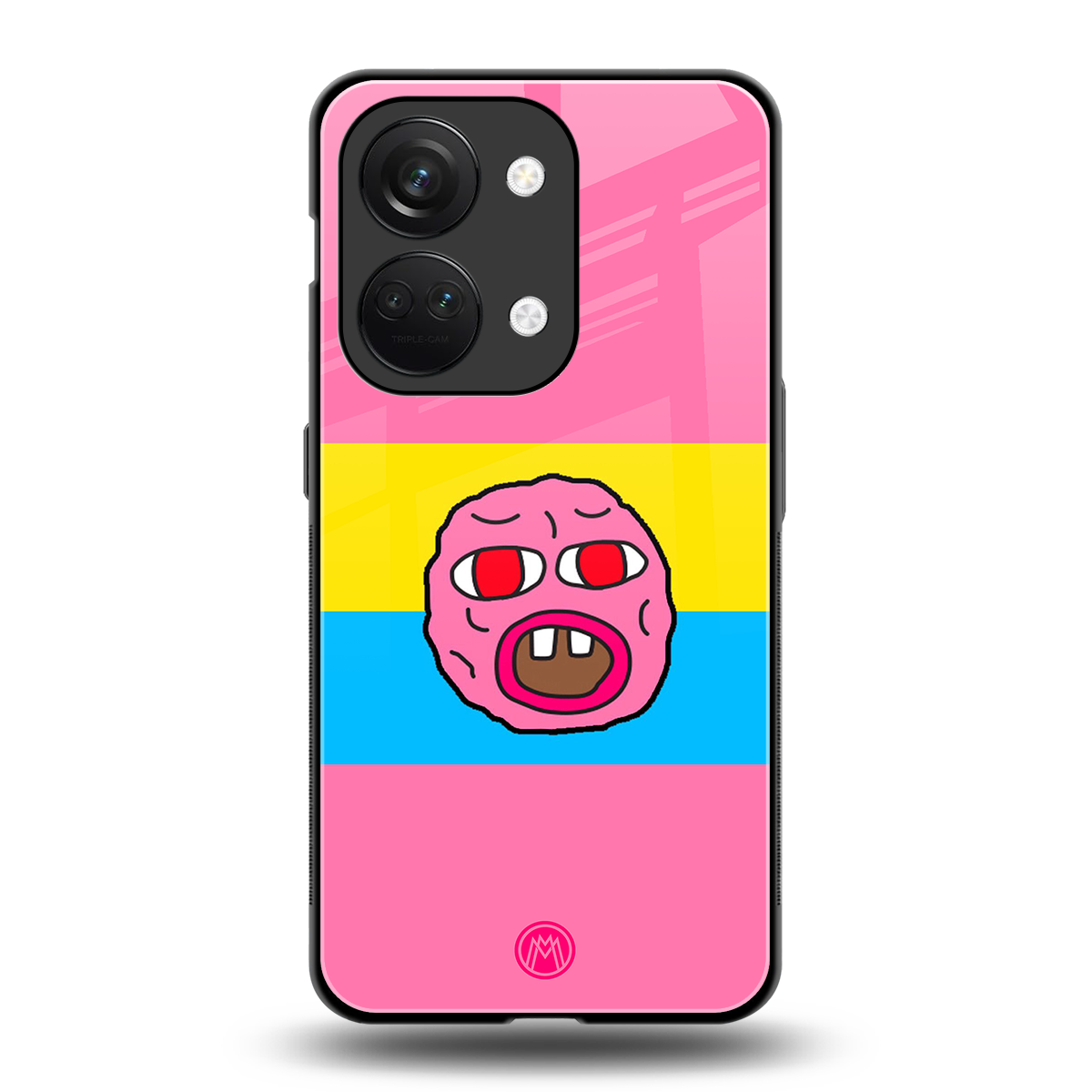 cherry bomb back phone cover | glass case for oneplus nord 3