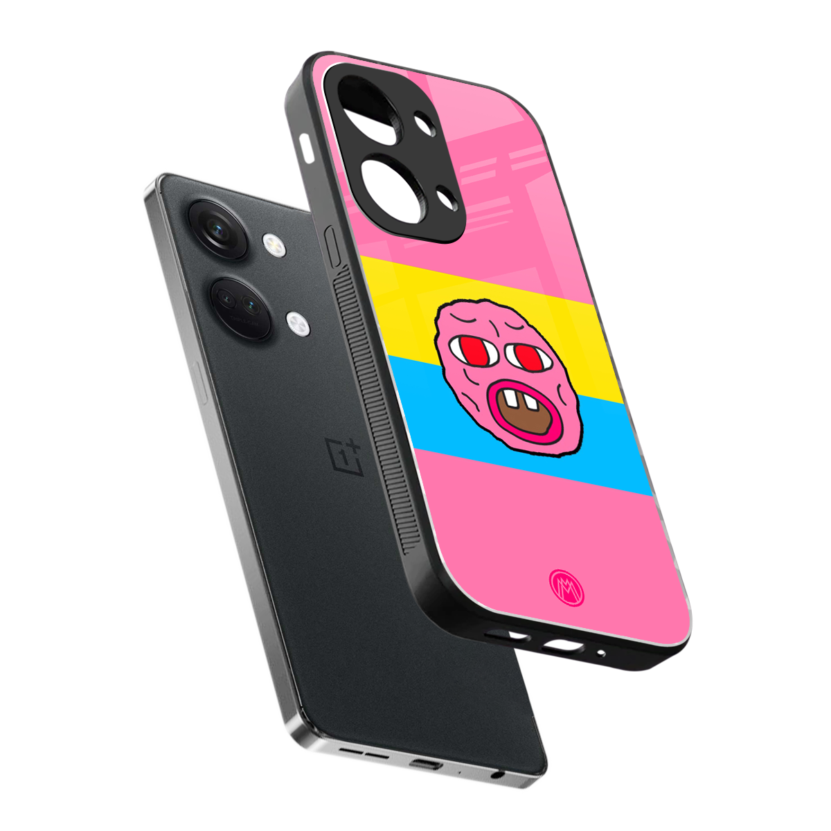 cherry bomb back phone cover | glass case for oneplus nord 3