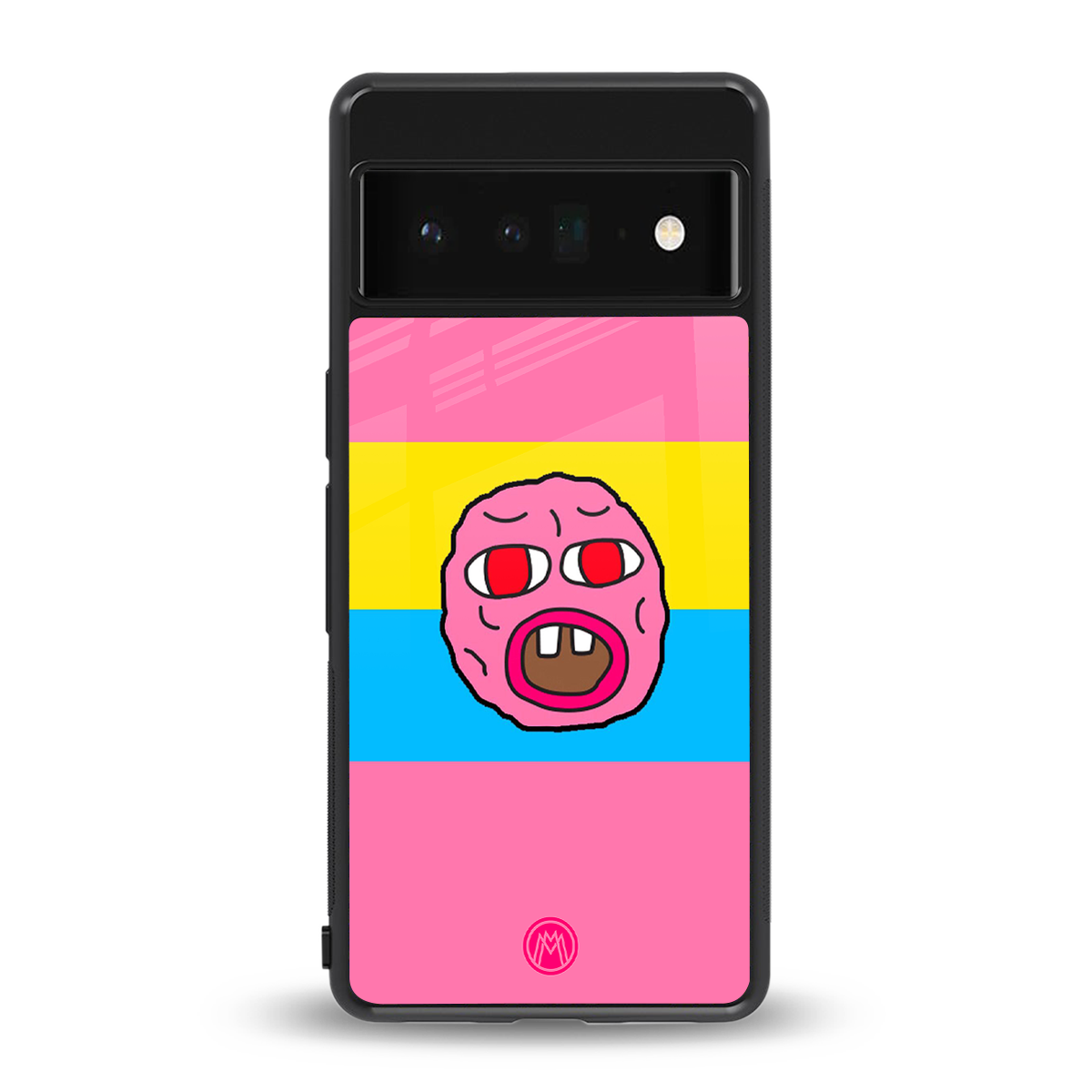cherry bomb back phone cover | glass case for google pixel 6 pro