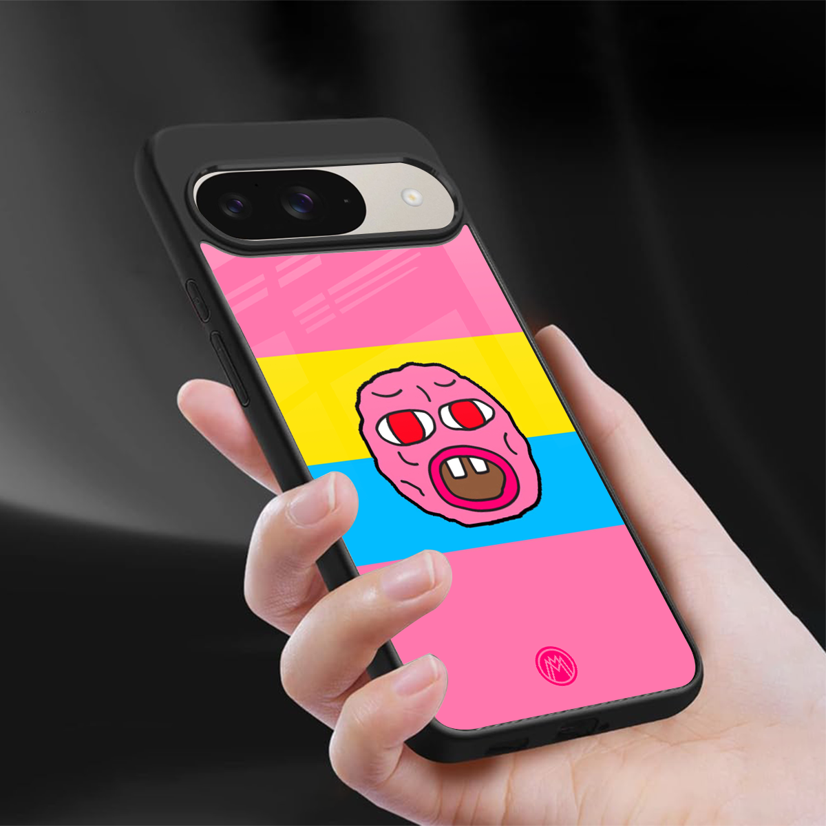 cherry bomb back phone cover | glass case for google pixel 9