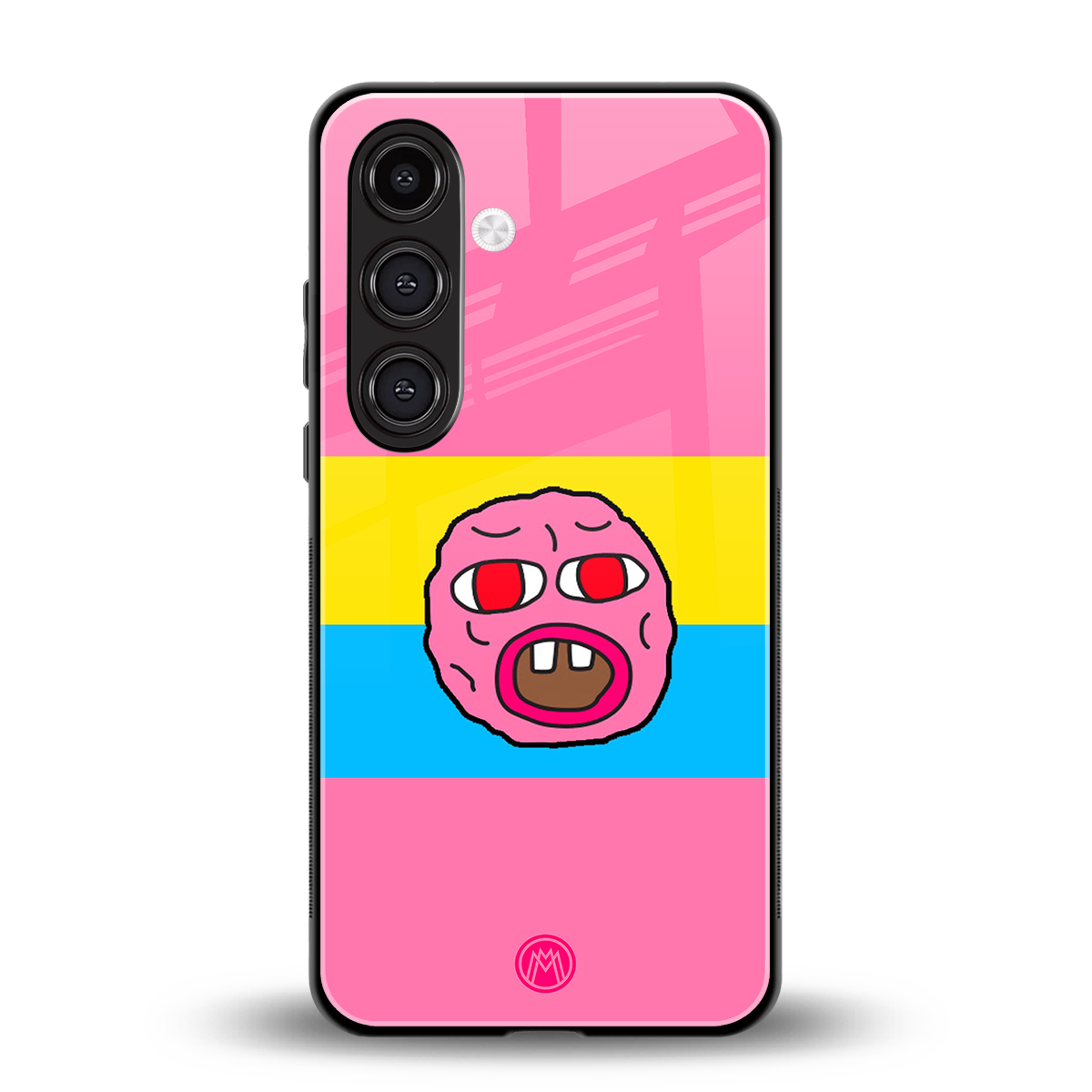 cherry bomb back phone cover | glass case for samsung galaxy s24 fe