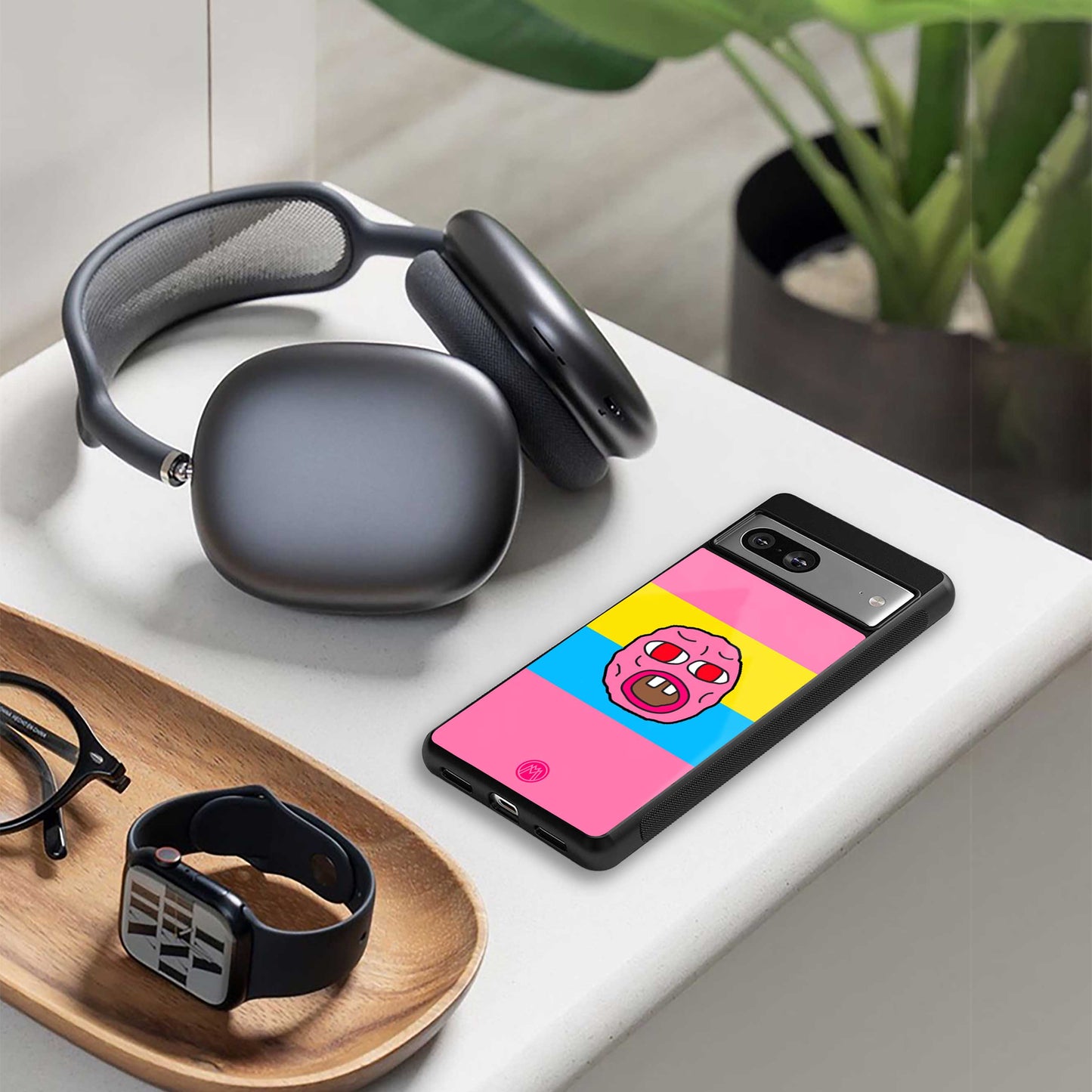 cherry bomb back phone cover | glass case for Google Pixel 6A