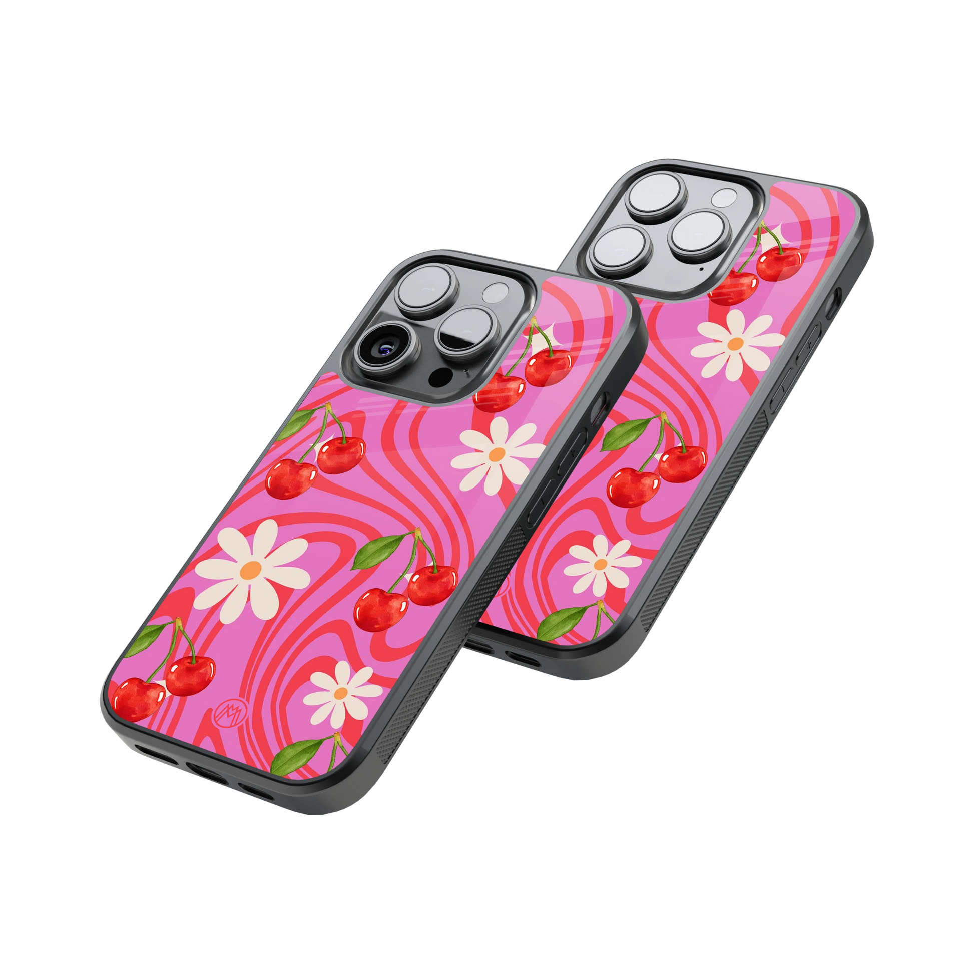 Protective Glass Back Phone Case Compatible with iPhone, Samsung, OnePlus, Pixel & More