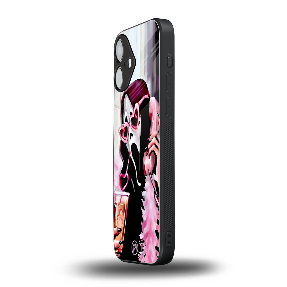 chill thrill back phone cover | glass case for iphone 16
