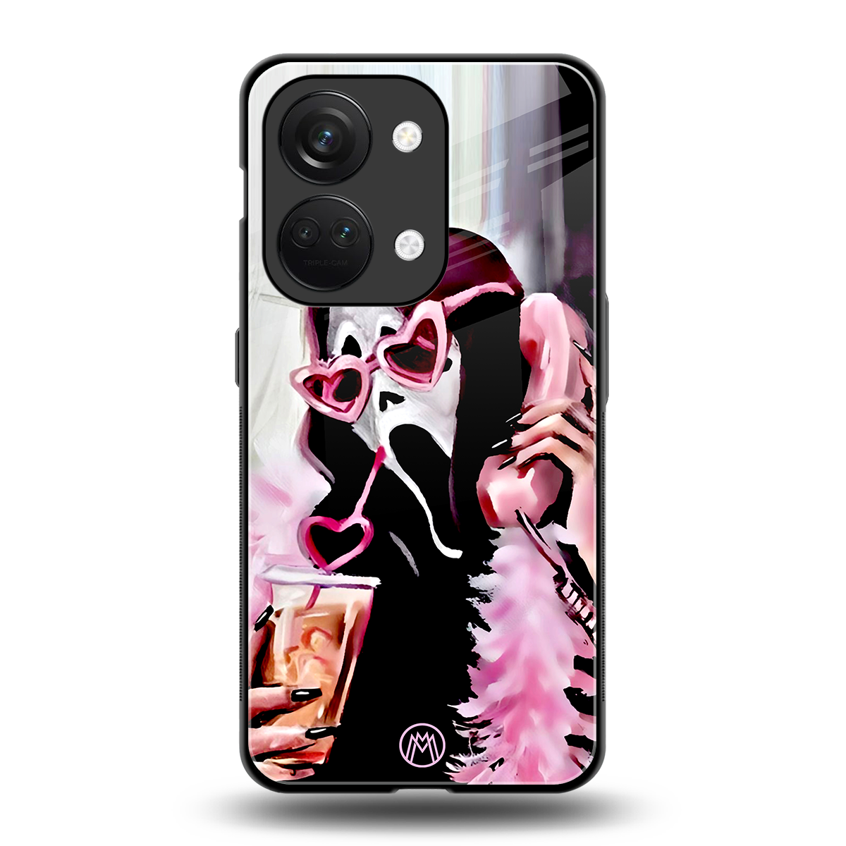chill thrill back phone cover | glass case for oneplus nord 3