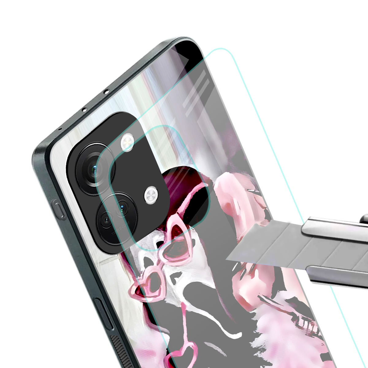 chill thrill back phone cover | glass case for oneplus nord 3