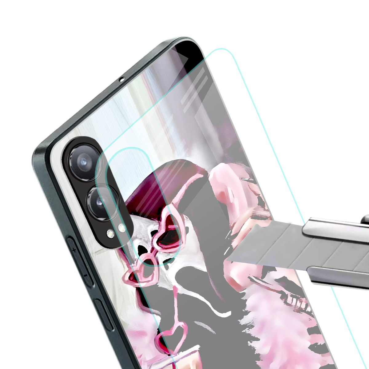 chill thrill back phone cover | glass case for oneplus nord ce 4 lite