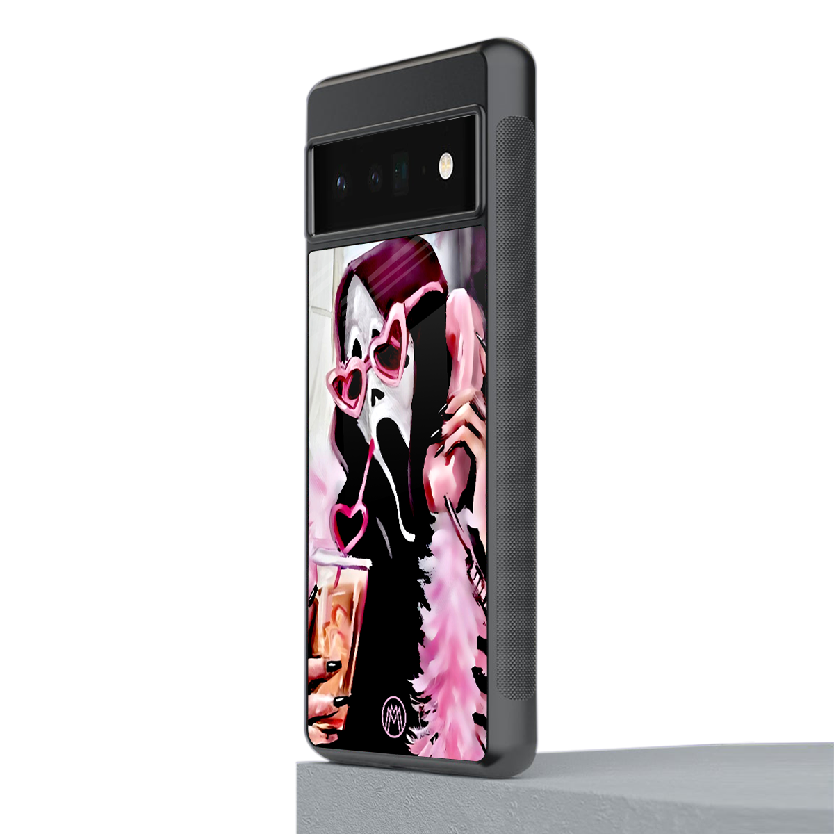 chill thrill back phone cover | glass case for google pixel 6 pro