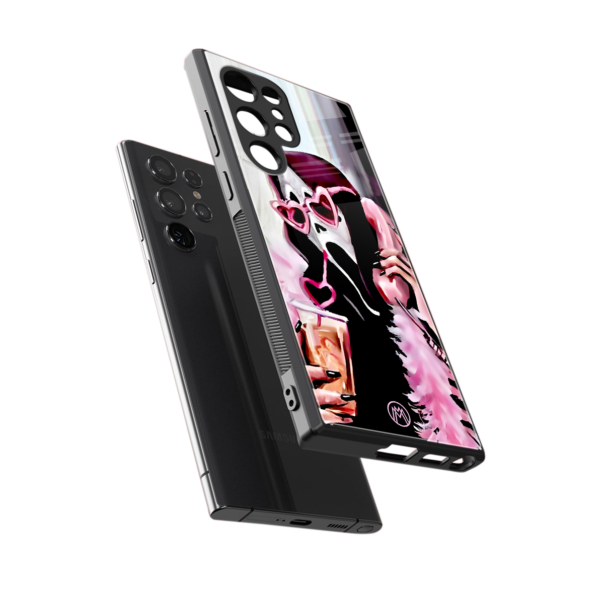 chill thrill back phone cover | glass case for samsung galaxy s23 ultra