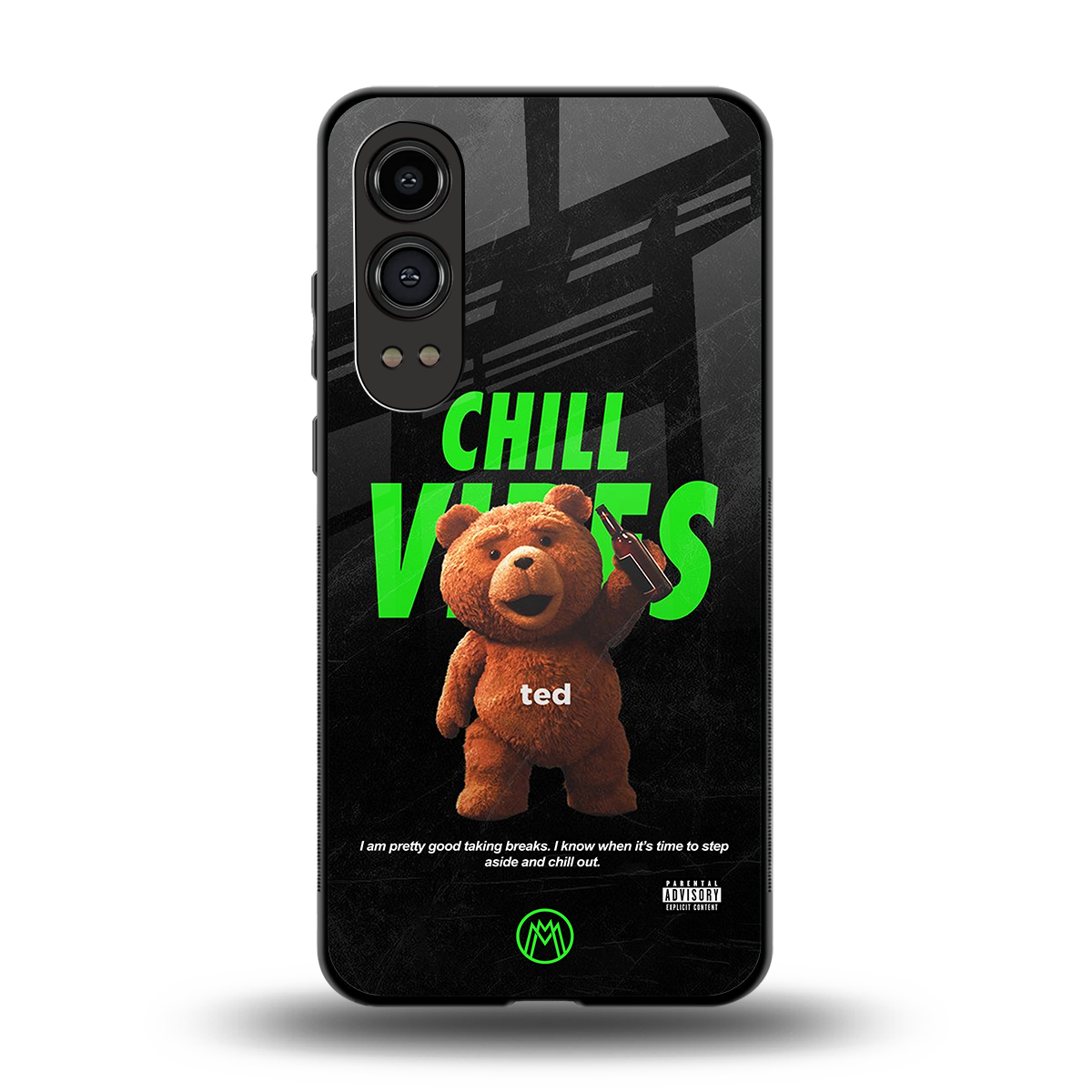 chill vibes back phone cover | glass case for oneplus nord ce 4 lite