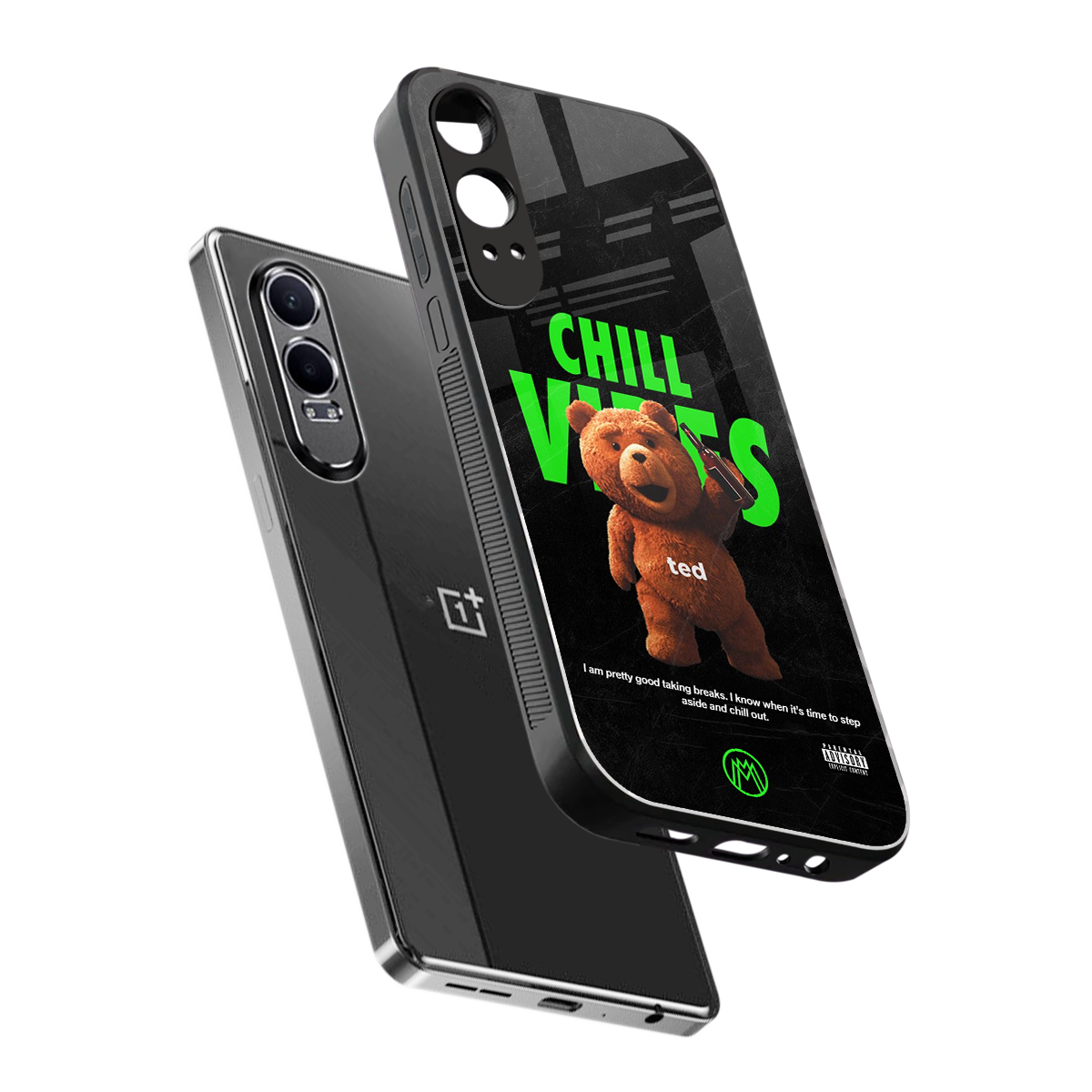 chill vibes back phone cover | glass case for oneplus nord ce 4 lite