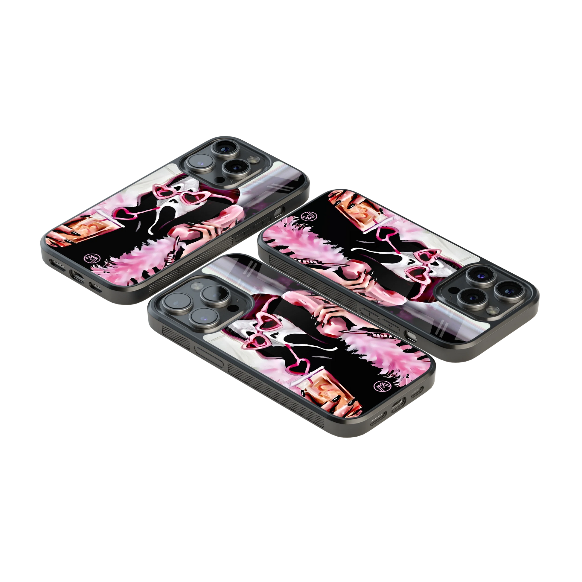 Luxury Glass Back Mobile Cover for iPhone, Samsung Galaxy, OnePlus, Pixel, Redmi & More
