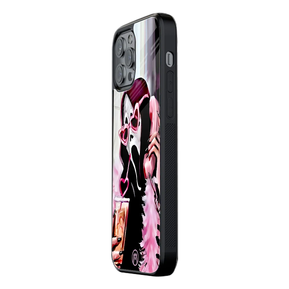Slim Glass Back Phone Case for Multiple Brands โ iPhone, Samsung, Redmi, OnePlus, Oppo, Vivo