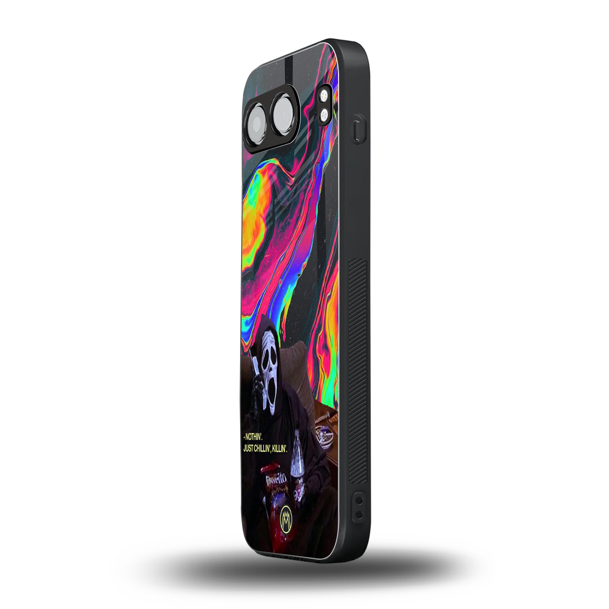 chillin killin back phone cover | glass case for oneplus nord 4