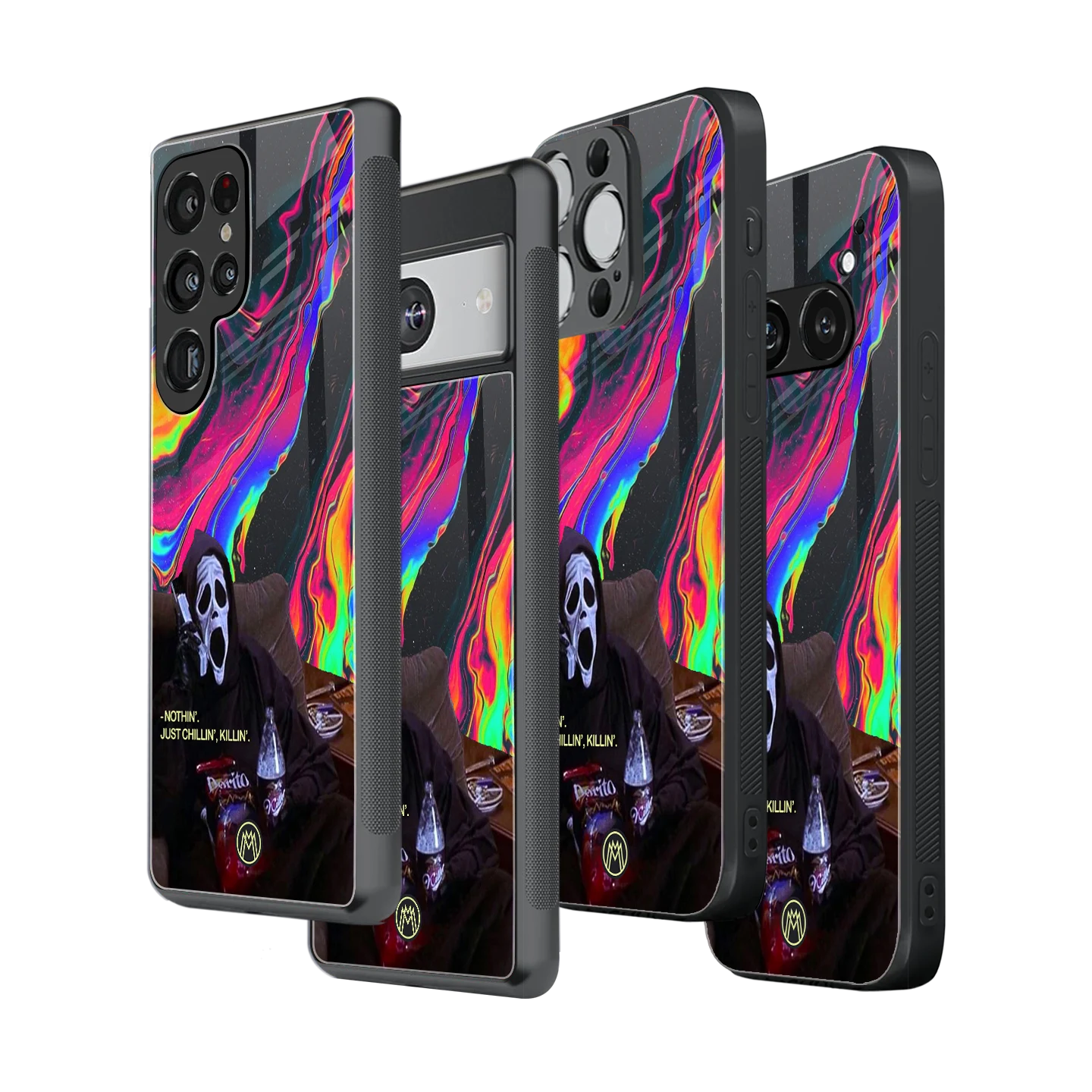 Stylish Glass Back Case for All Smartphones โ iPhone, Samsung, OnePlus, Pixel, Redmi, Oppo, Vivo, Motorola
