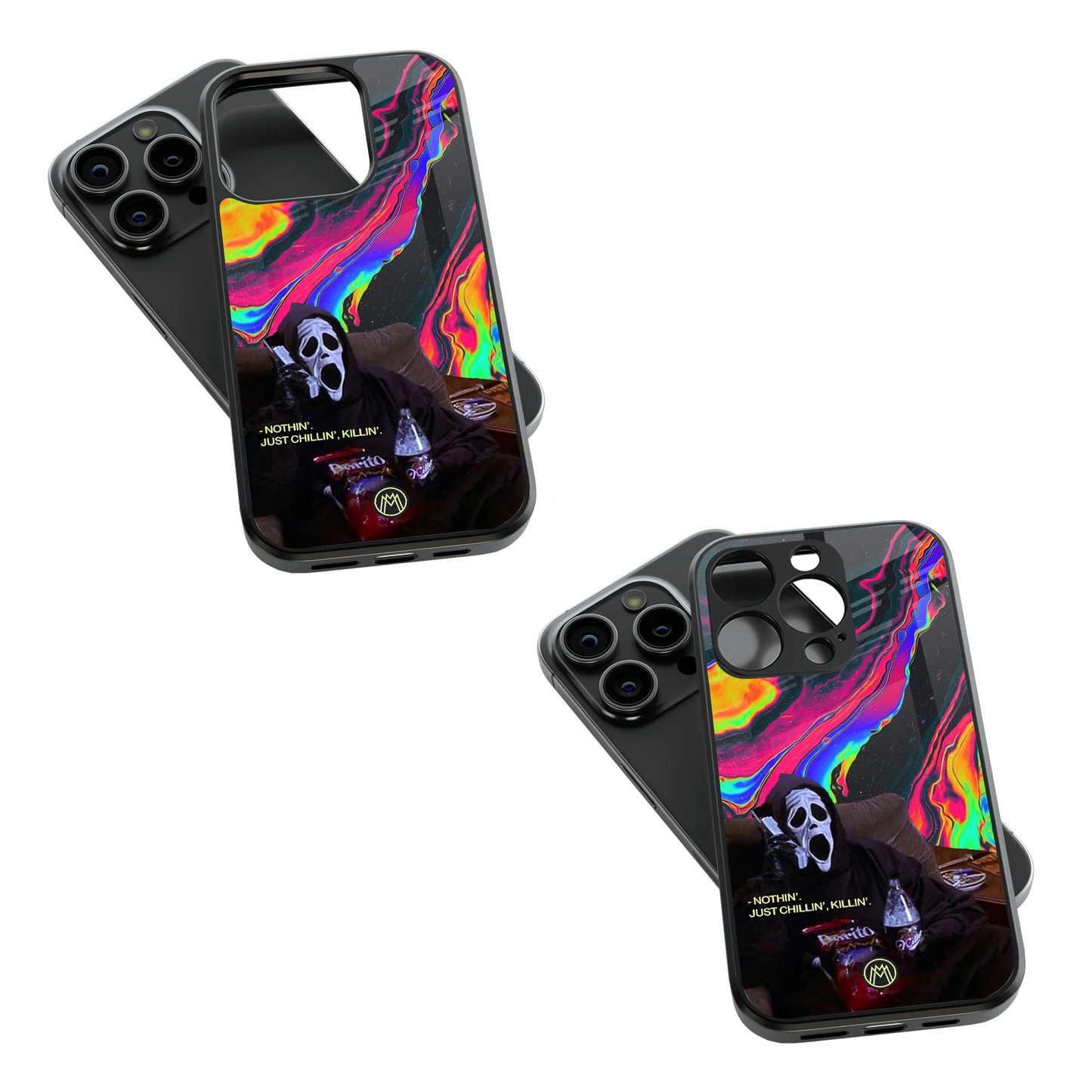 Trendy Glass Back Mobile Case for iPhone, Samsung, Redmi, OnePlus, Google Pixel, Motorola