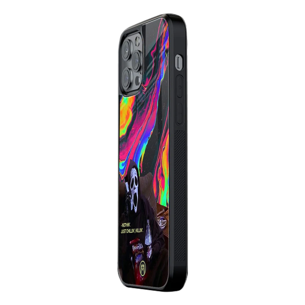 Slim Glass Back Phone Case for Multiple Brands โ iPhone, Samsung, Redmi, OnePlus, Oppo, Vivo