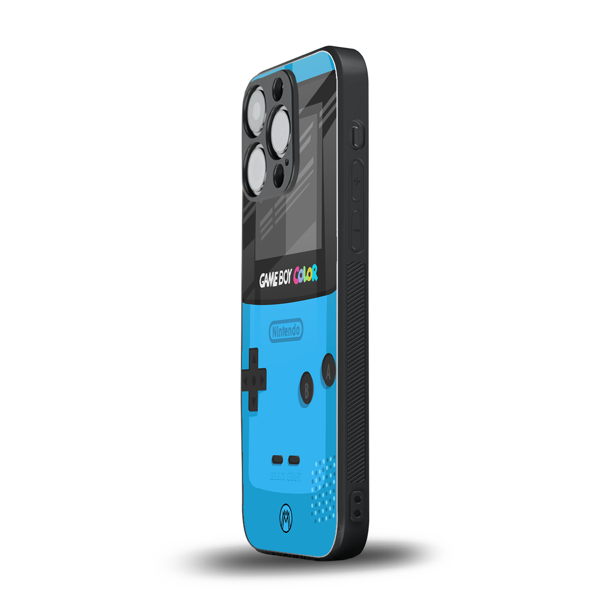 classic color gameboy back phone cover | glass case for iphone 14 pro