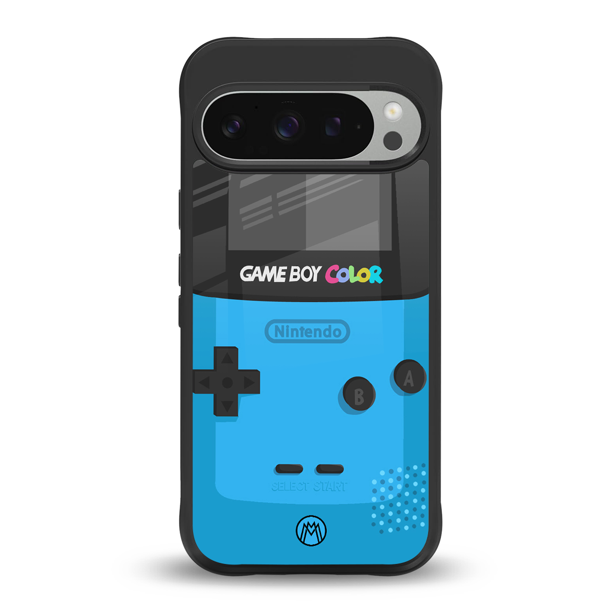 classic color gameboy back phone cover | glass case for google pixel 9 pro