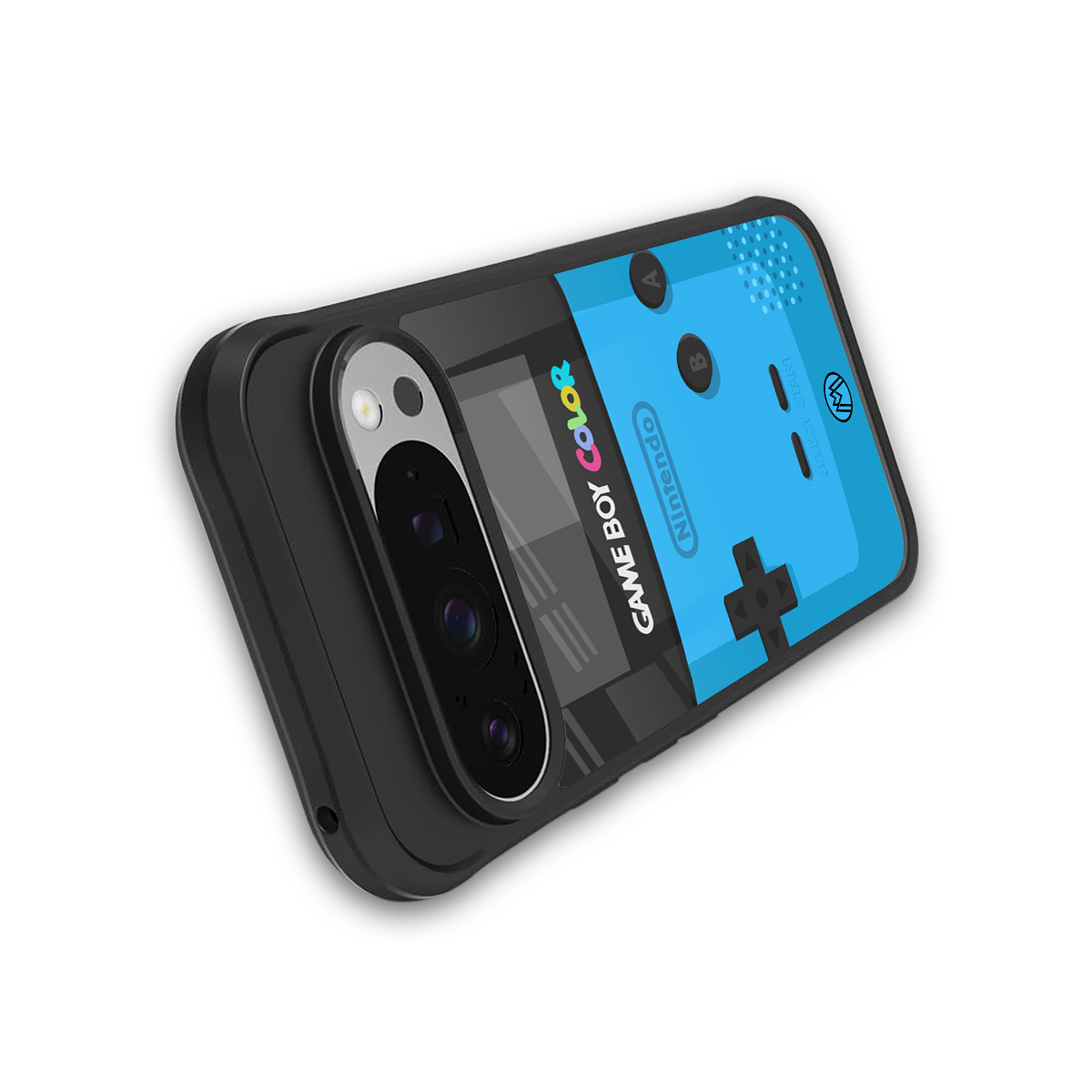 classic color gameboy back phone cover | glass case for google pixel 9 pro