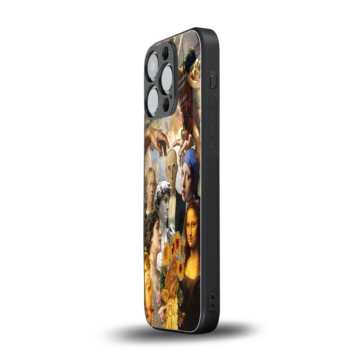 classic icons back phone cover | glass case for iphone 14 pro