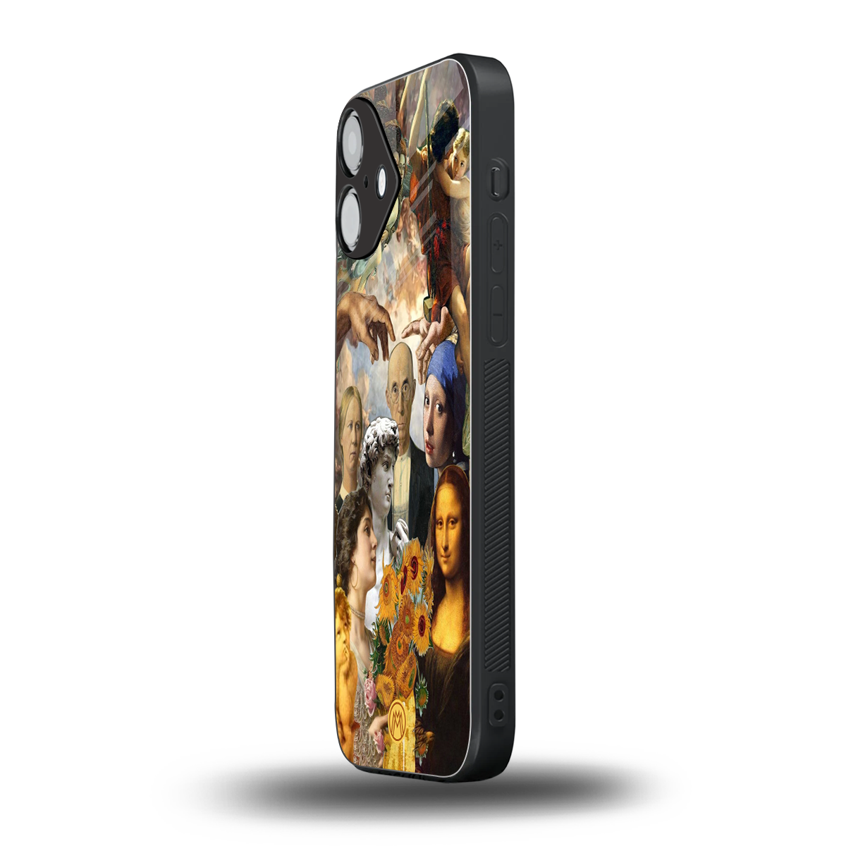 classic icons back phone cover | glass case for iphone 16 plus
