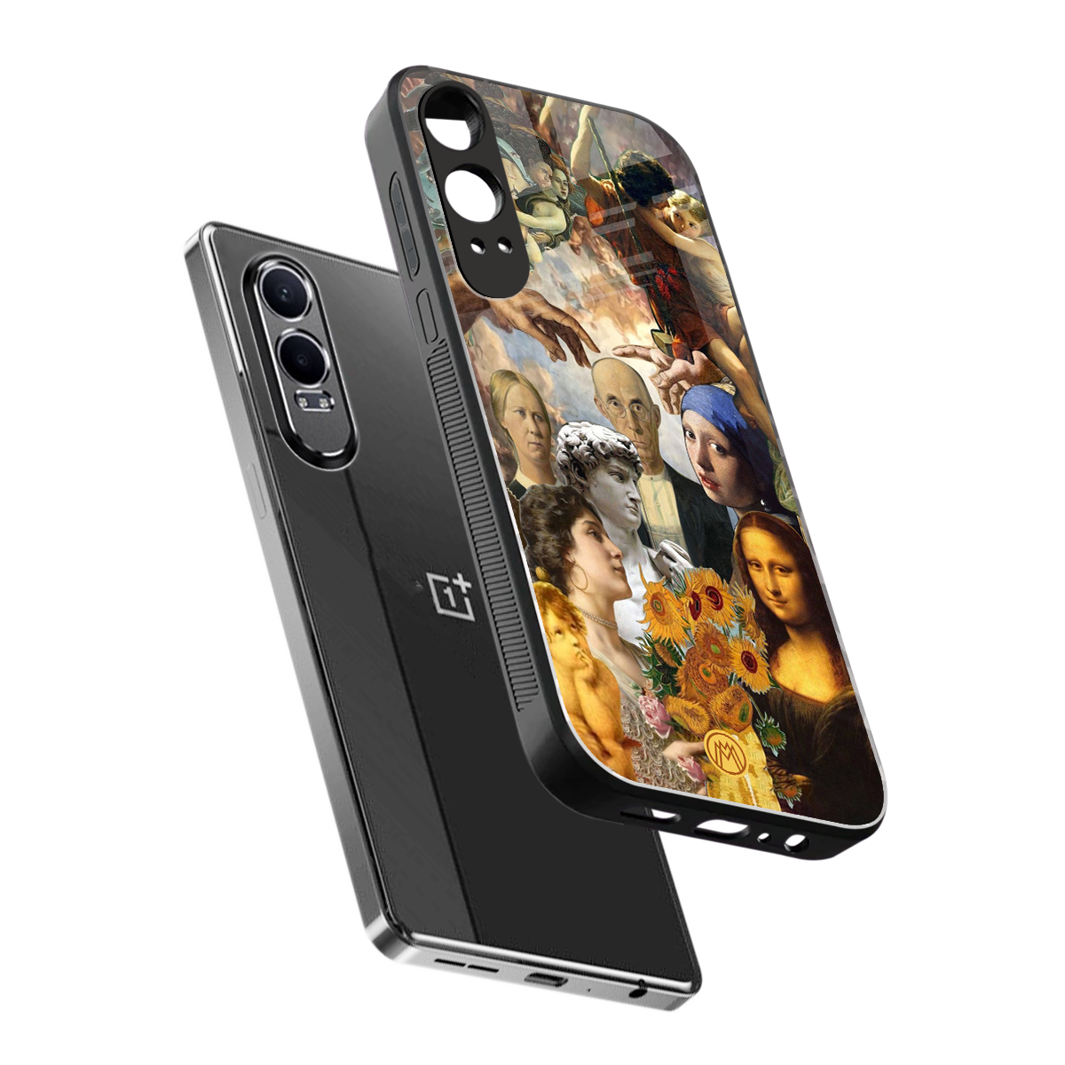 classic icons back phone cover | glass case for oneplus nord ce 4 lite