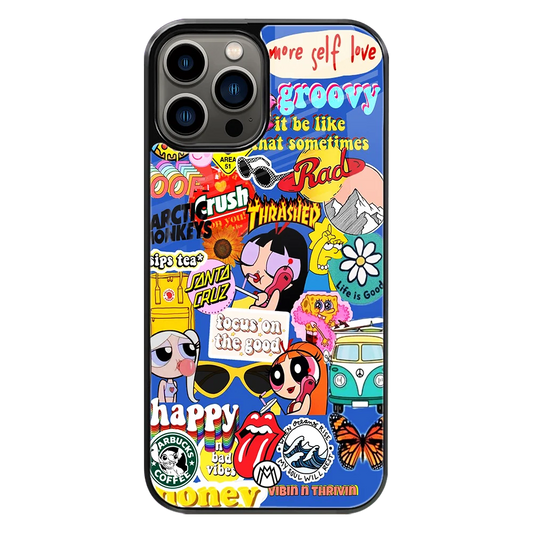 Premium Glass Back Mobile Phone Cover for iPhone, Samsung, OnePlus, Google Pixel, Redmi, Oppo, Vivo & Realme