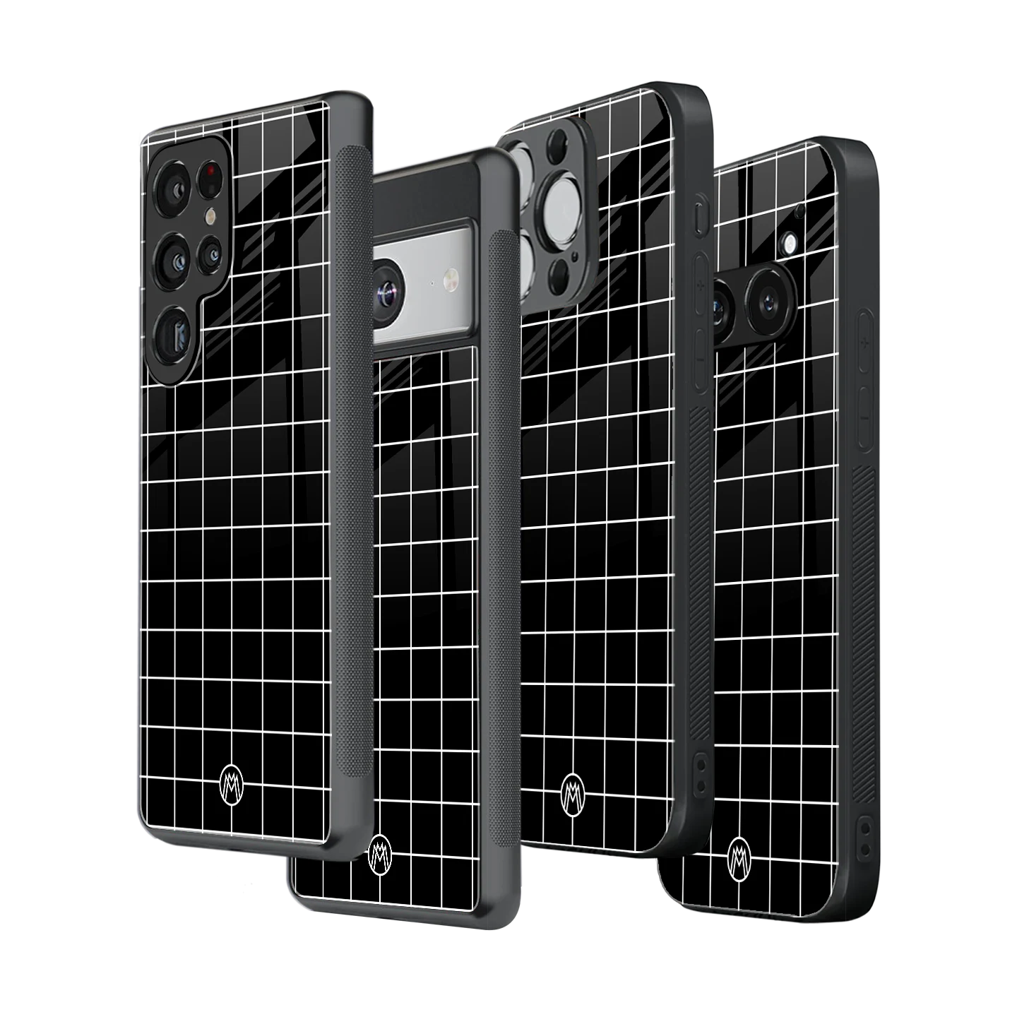 Stylish Glass Back Case for All Smartphones โ iPhone, Samsung, OnePlus, Pixel, Redmi, Oppo, Vivo, Motorola