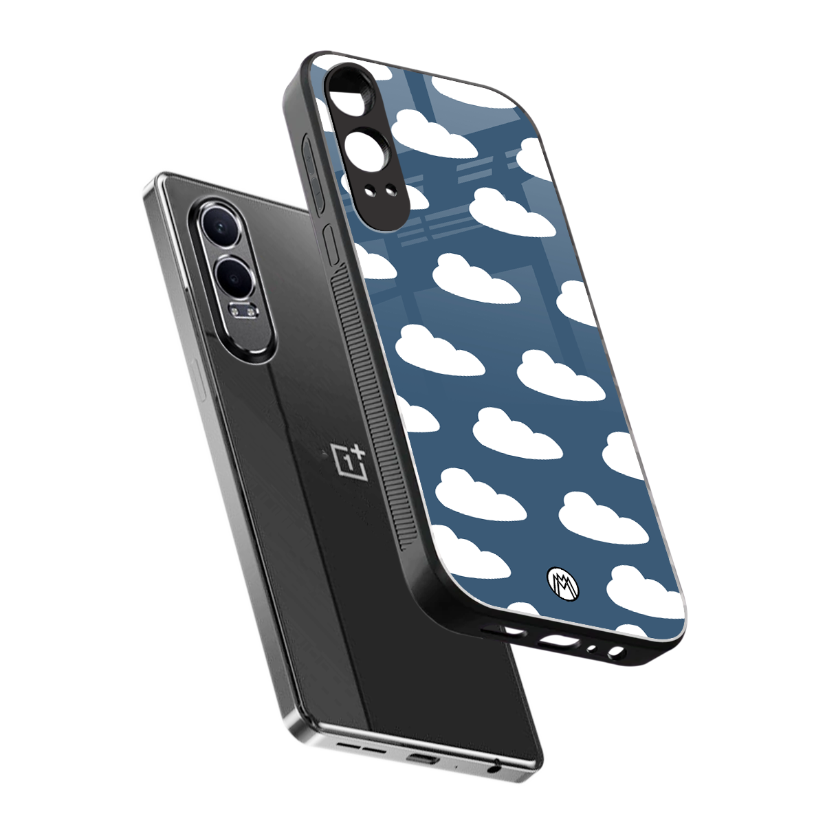 clouds back phone cover | glass case for oneplus nord ce 4 lite