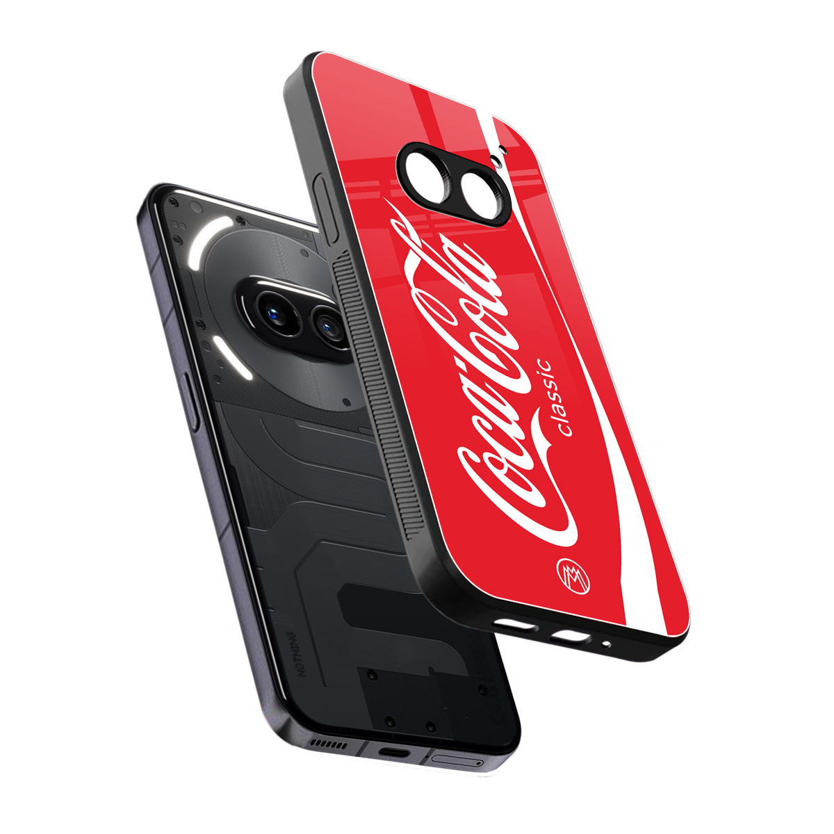 coca cola classic back phone cover | glass case for nothing phone 2a