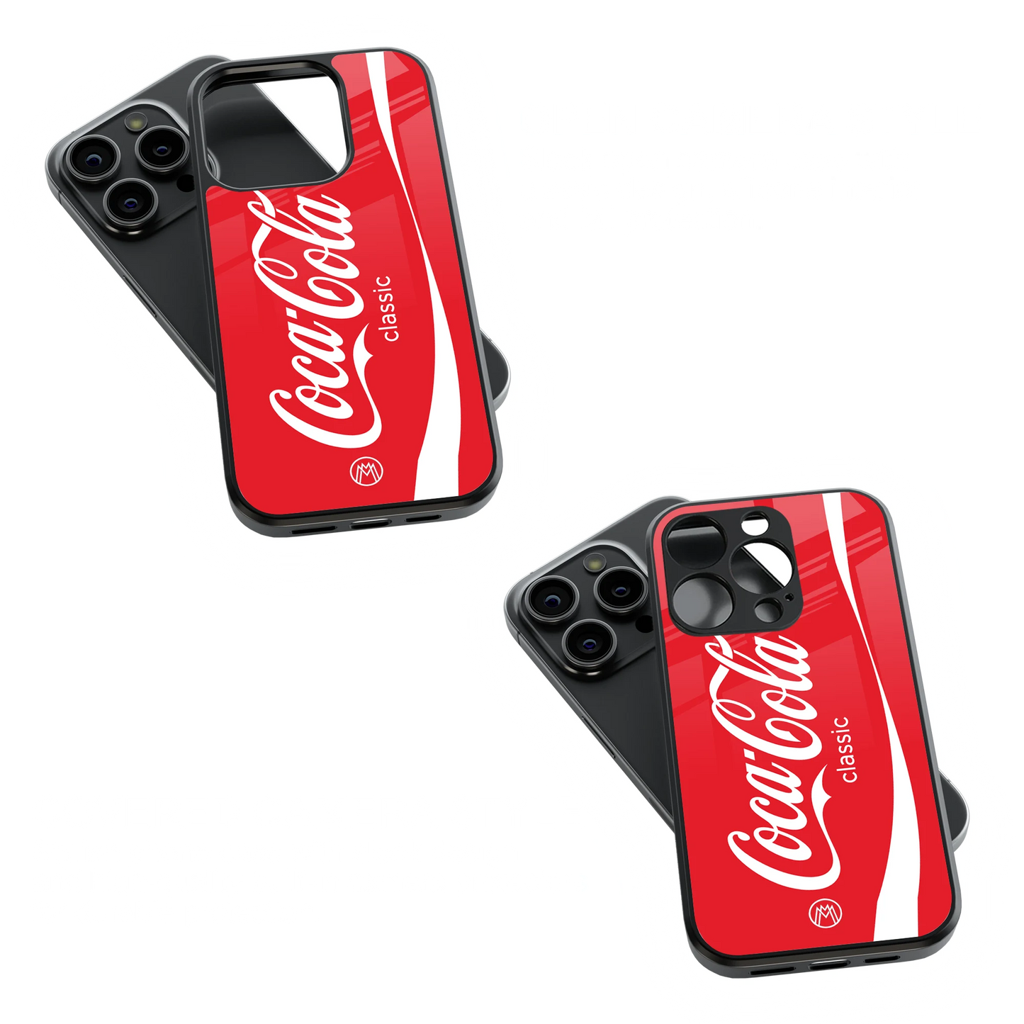 Trendy Glass Back Mobile Case for iPhone, Samsung, Redmi, OnePlus, Google Pixel, Motorola