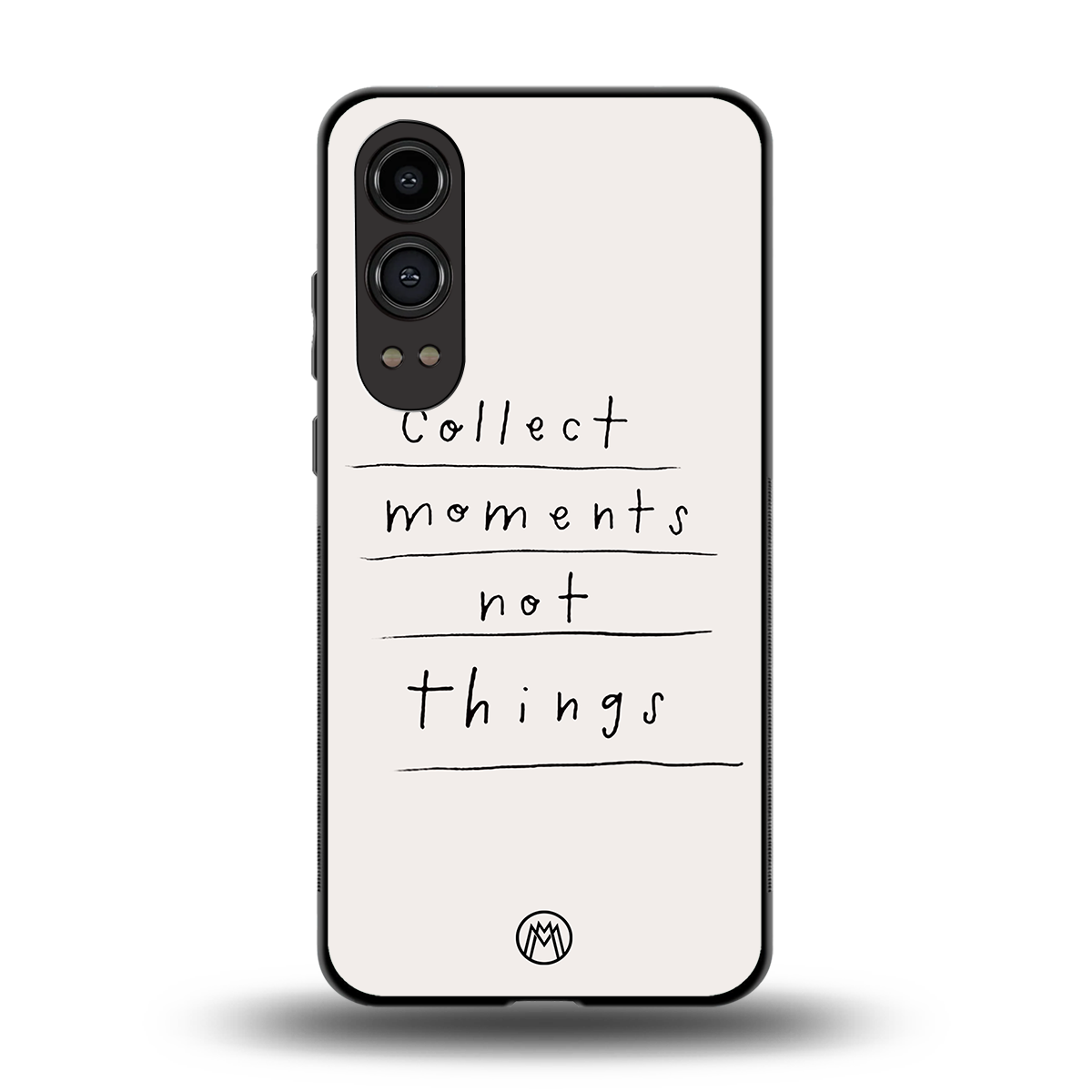 collect moments not things back phone cover | glass case for oneplus nord ce 4 lite
