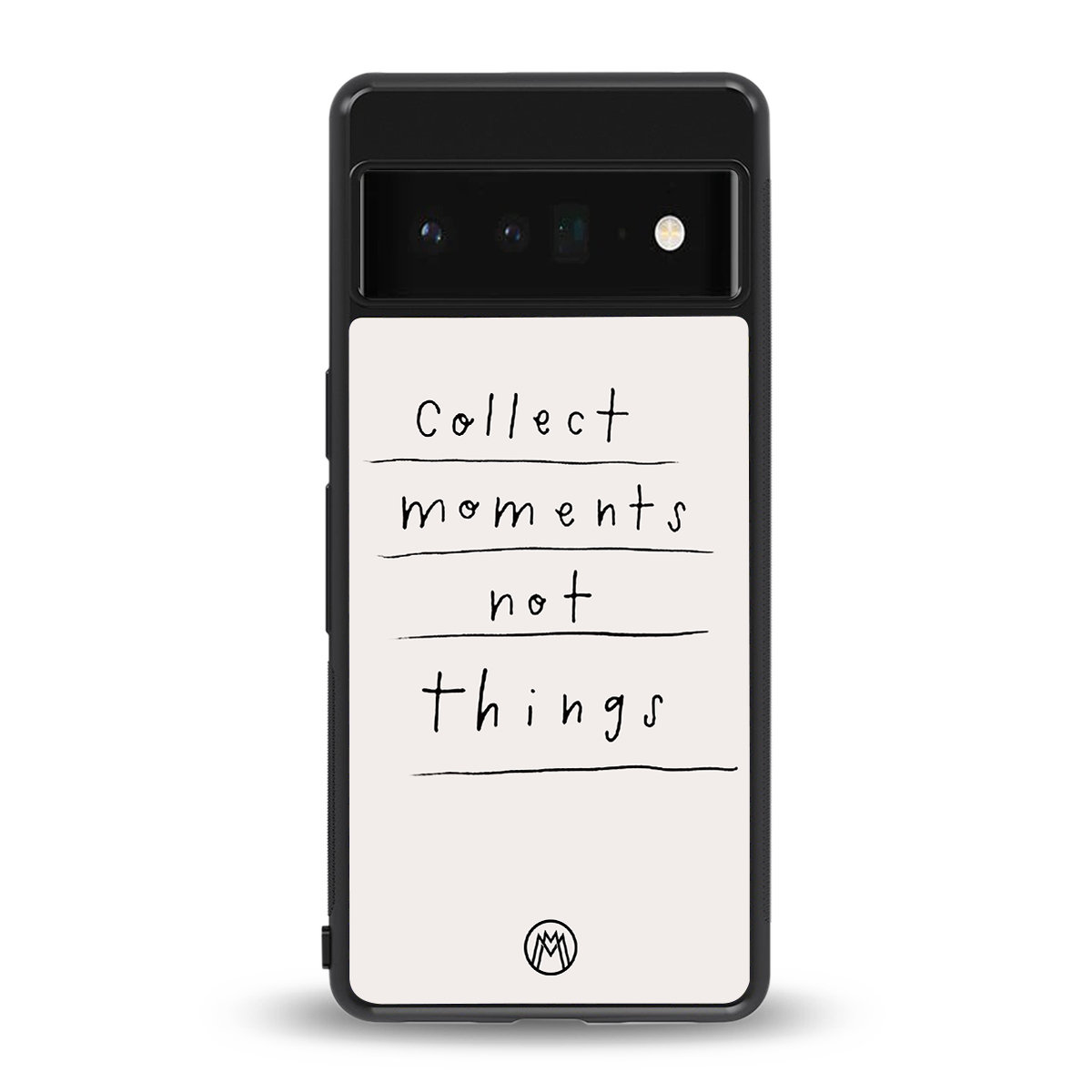 collect moments not things back phone cover | glass case for google pixel 6 pro