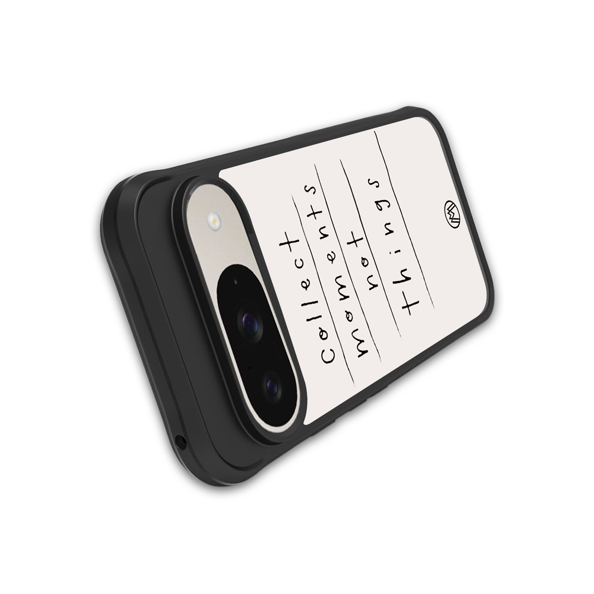 collect moments not things back phone cover | glass case for google pixel 9