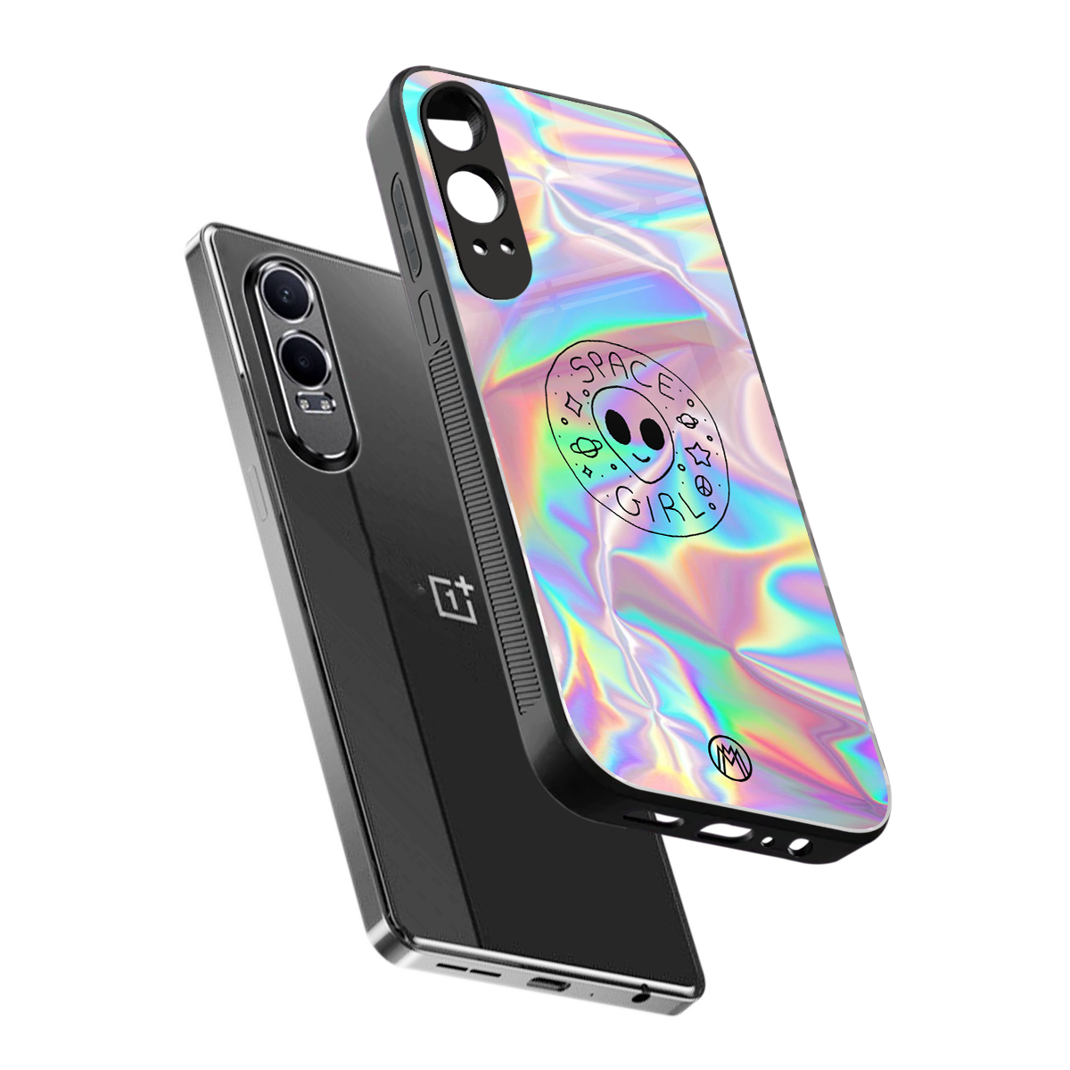 colorful alien back phone cover | glass case for oneplus nord ce 4 lite