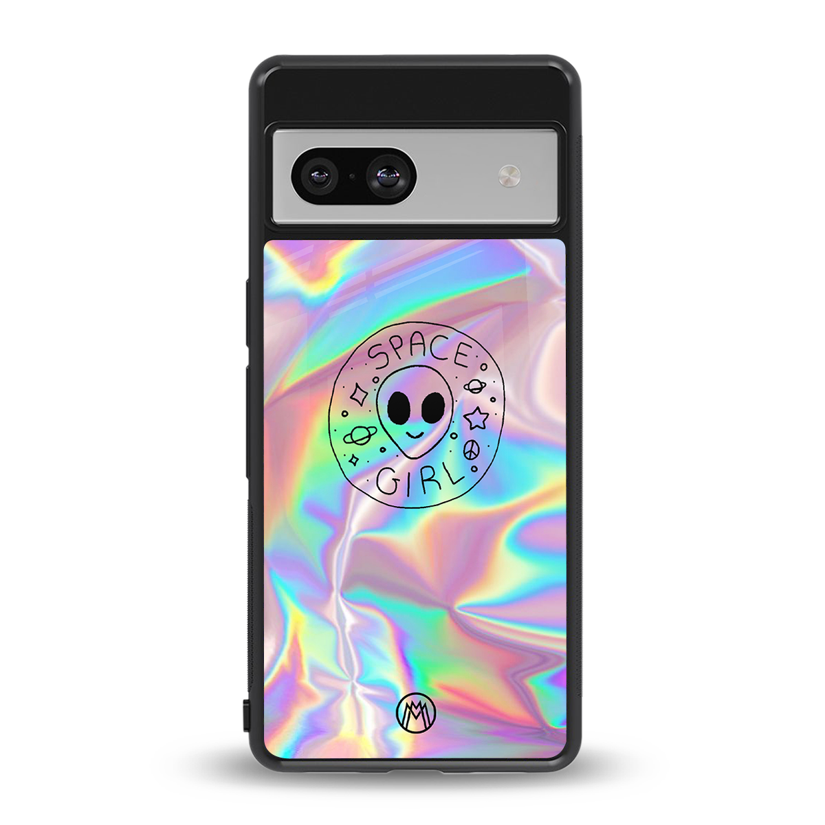 colorful alien back phone cover | glass case for Google Pixel 7A