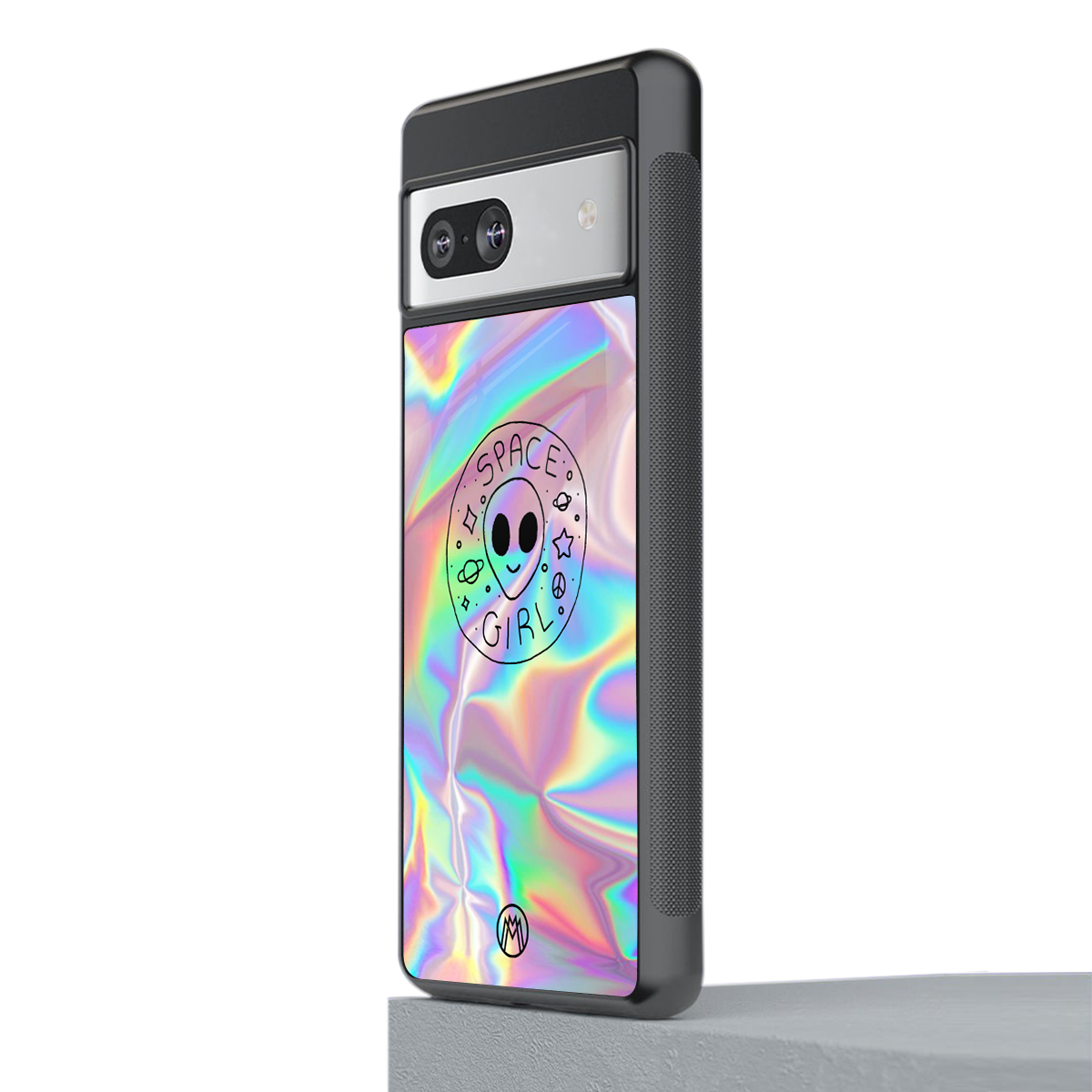 colorful alien back phone cover | glass case for Google Pixel 7A