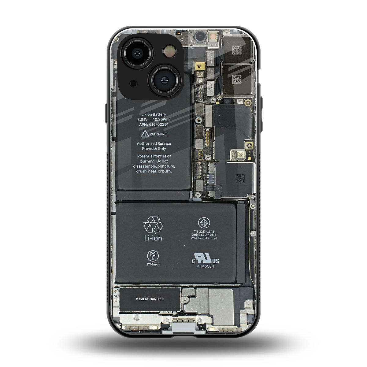 core view back phone cover | glass case for iphone 13 mini