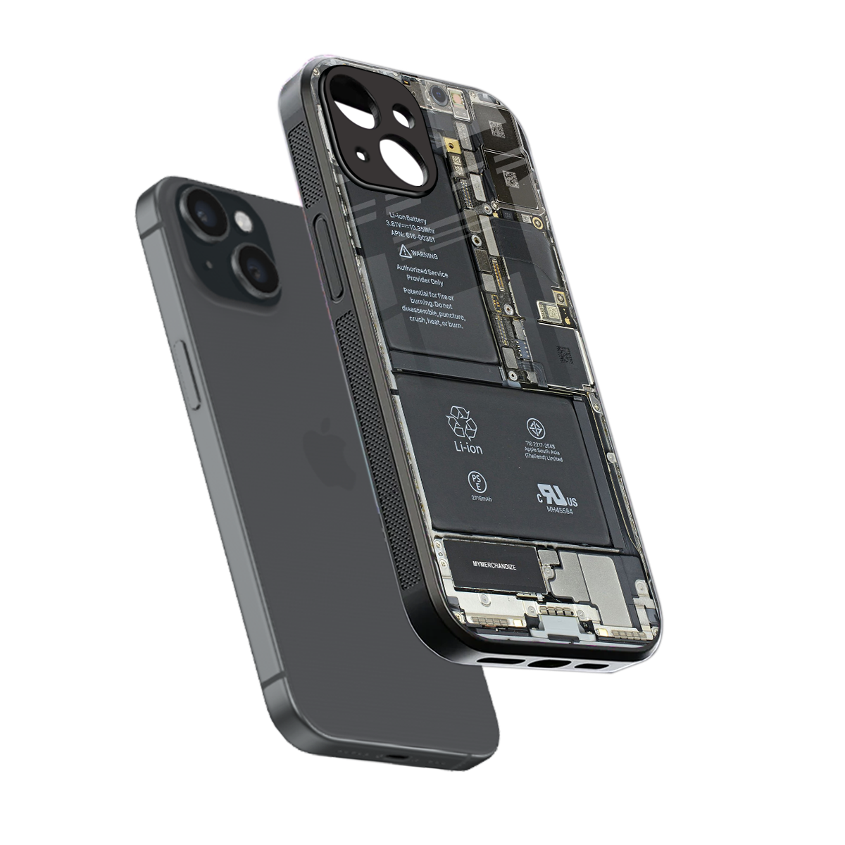 core view back phone cover | glass case for iphone 13 mini