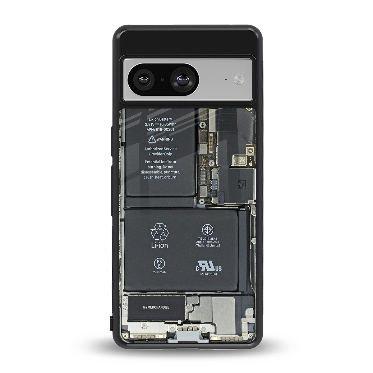 core view back phone cover | glass case for Google Pixel 8