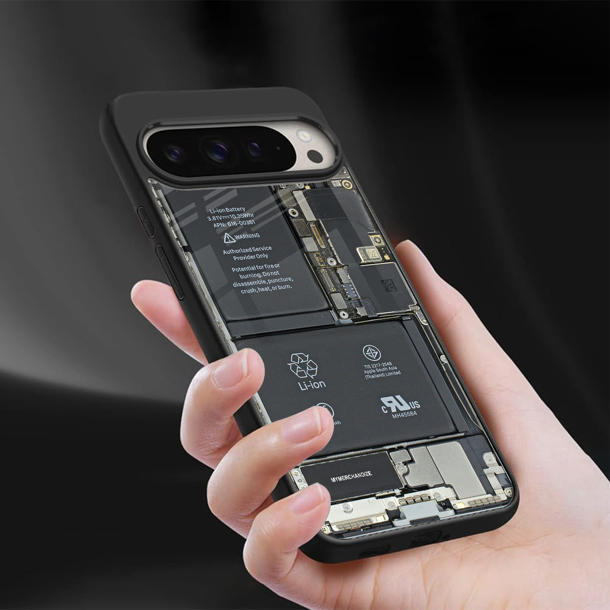 core view back phone cover | glass case for google pixel 9 pro xl