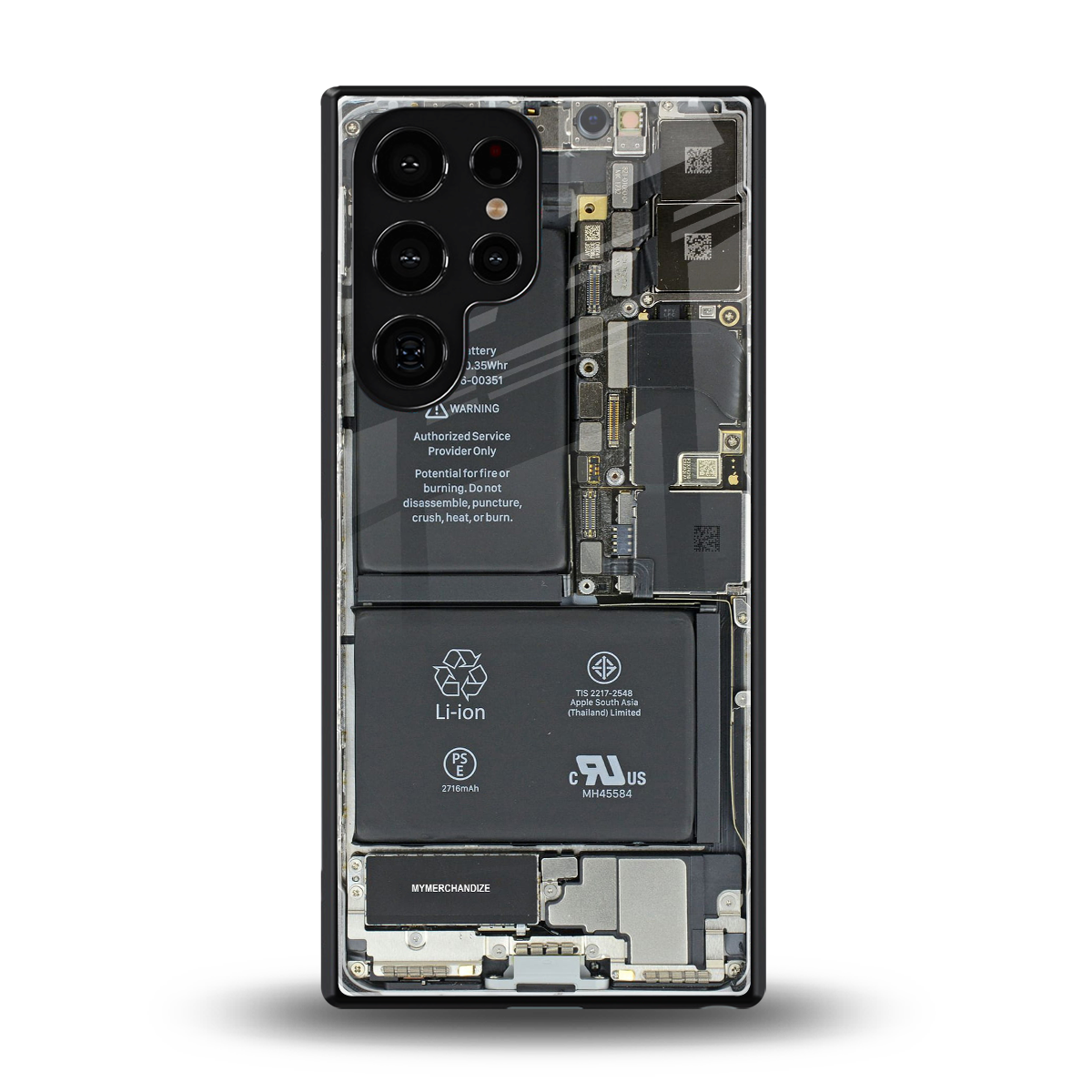 core view back phone cover | glass case for samsung galaxy s25 ultra