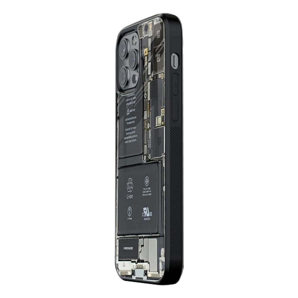 Slim Glass Back Phone Case for Multiple Brands โ iPhone, Samsung, Redmi, OnePlus, Oppo, Vivo