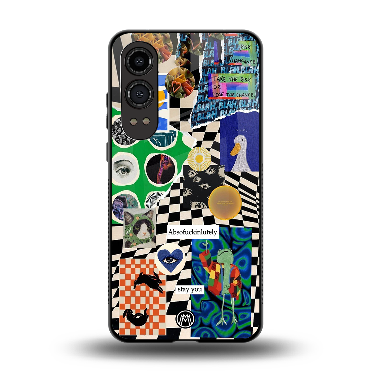 courage back phone cover | glass case for oneplus nord ce 4 lite