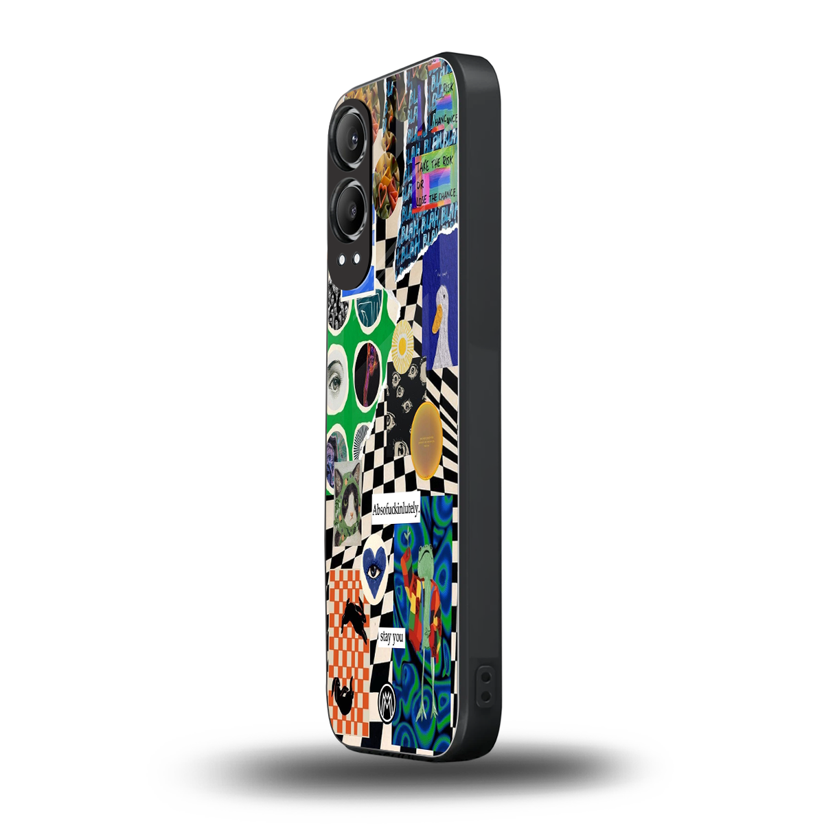 courage back phone cover | glass case for oneplus nord ce 4 lite