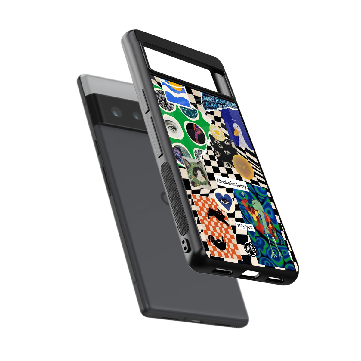 courage back phone cover | glass case for google pixel 6 pro