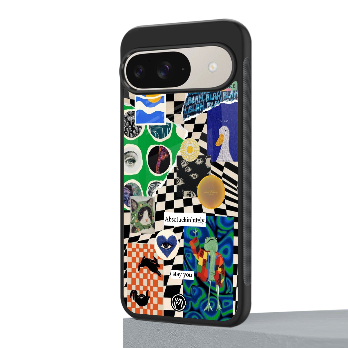 courage back phone cover | glass case for google pixel 9